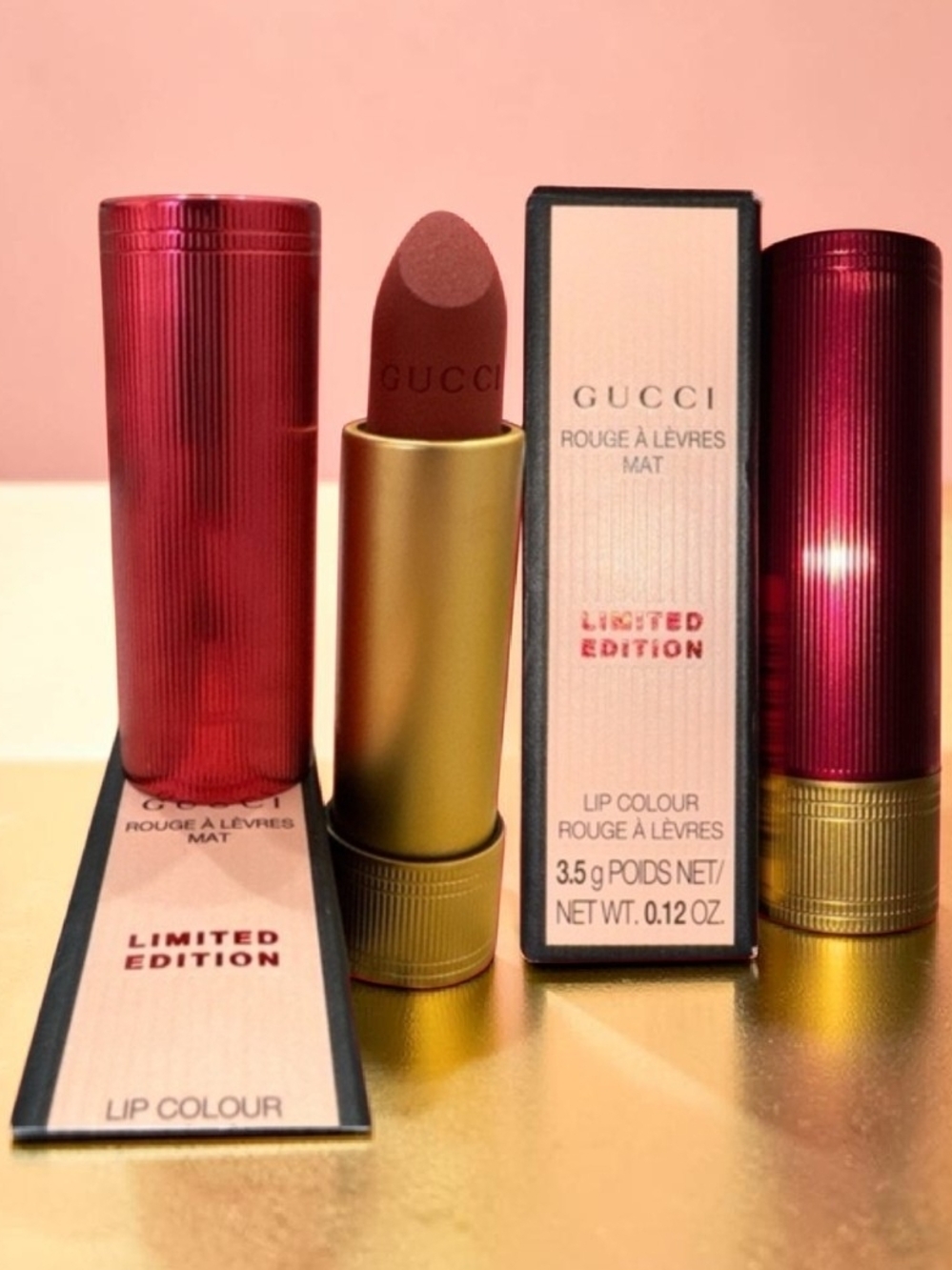 Gucci Limited Edition Matte Lipstick - 505 Janet Rust NIB